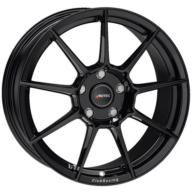 Литі диски Autec Club Racing R18 W8.5 PCD5x114.3 ET45 DIA70.1 (gloss black)-зображення-1