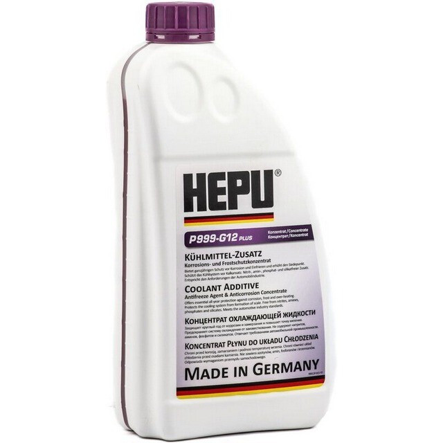 Антифриз HEPU VIOLET-PURPLE G12+ READY MIX-37C (фіолетово-пурпурний) 1,5л.-зображення-1