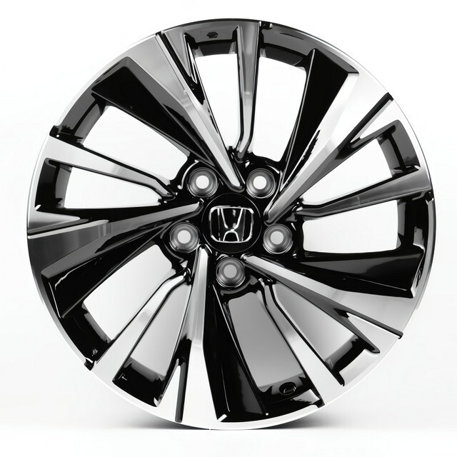 Литі диски Replica Honda (H5316) R17 W7.5 PCD5x114.3 ET50 DIA64.1 (gloss black machined face)-зображення-1