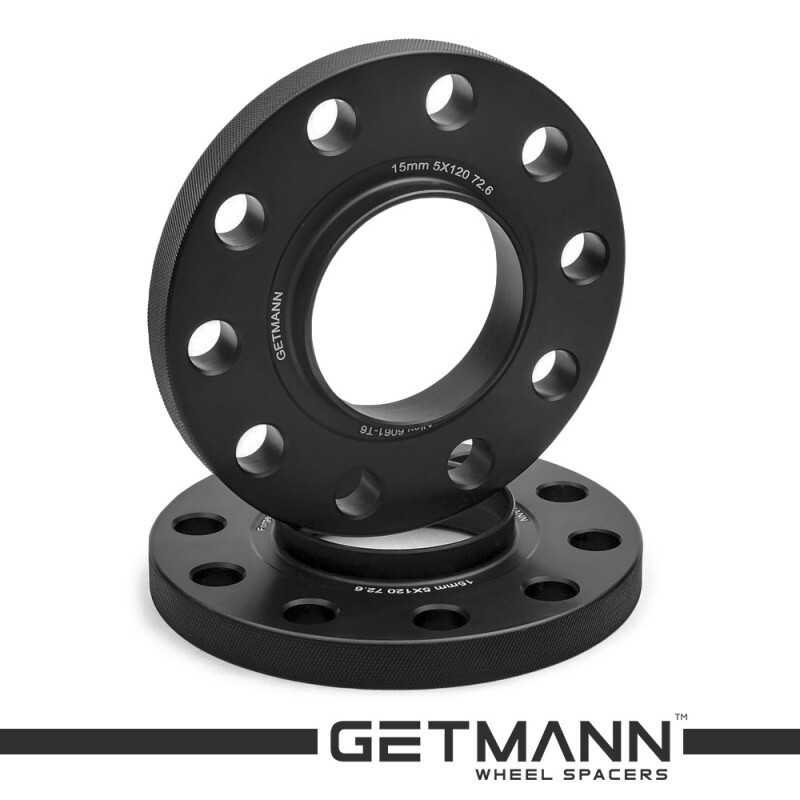 Автомобільне розширене кільце GETMANN H = 10 мм PCD5x120 DIA 72.6 Кована Чорна-зображення-1