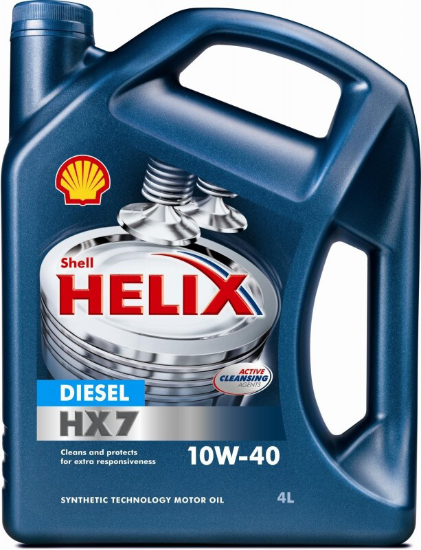 Моторне масло Shell Helix Diesel HX7 10W-40 (4л.)