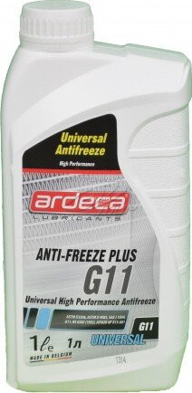 Антифриз концентрат "ARDECA ANTIFREEZE PLUS" зелений 1л