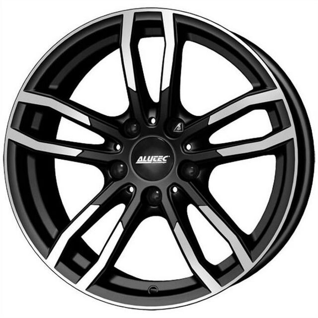 Литі диски Alutec Drive R17 W7.5 PCD5x112 ET27 DIA66.5 (diamond black front polished)-зображення-1