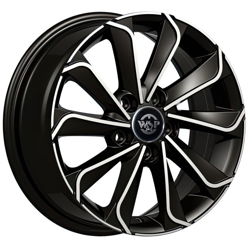 Литі диски WSP Italy Ford (WD003) Corinto R16 W6.5 PCD5x108 ET47.5 DIA63.4 (gloss black polished)