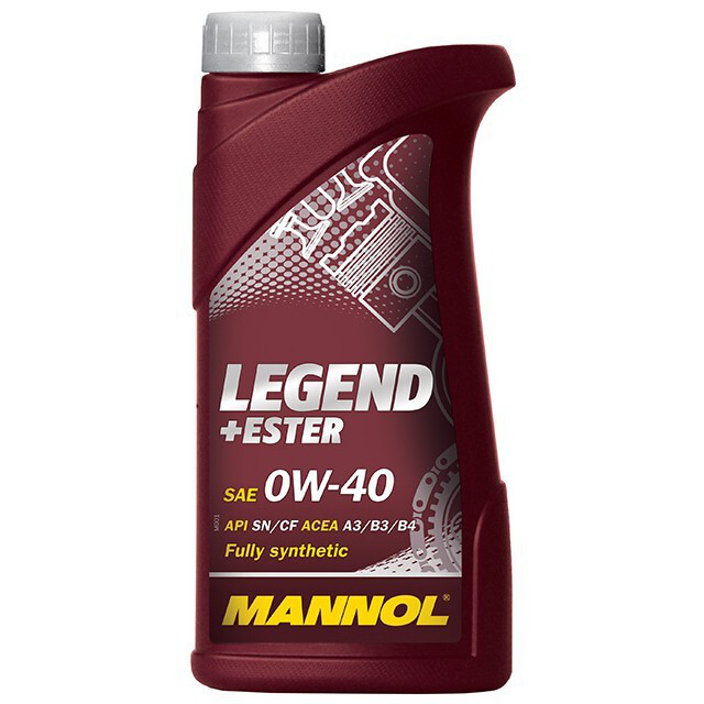 Моторне масло Mannol Legend+Ester SL/CF SAE 0W-40 (1л.)-зображення-1