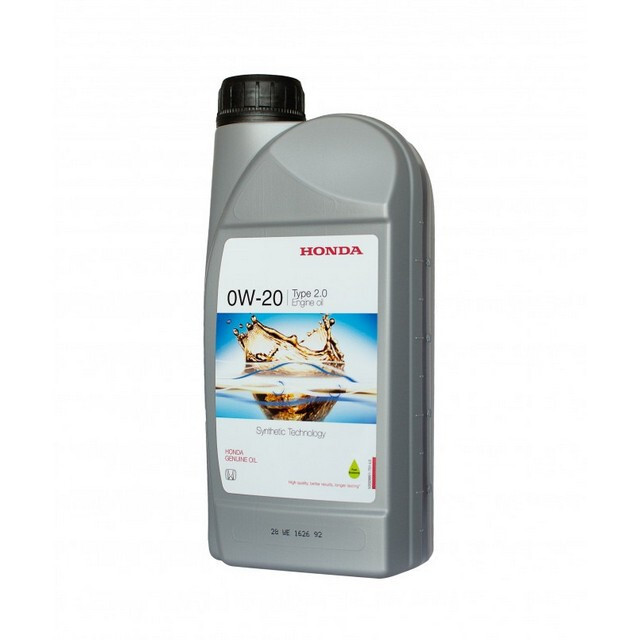 Моторна олива HONDA Genuine Engine Oil 0W-20 Type 2.0 (1л.)-зображення-1