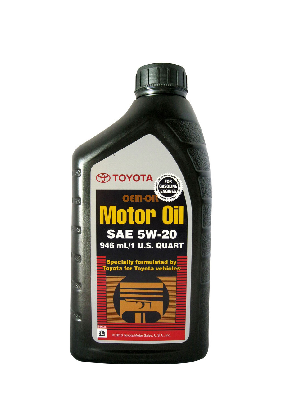 Моторне масло OEM Toyota Motor Oil 5W-20 (0,946 л.)-зображення-1