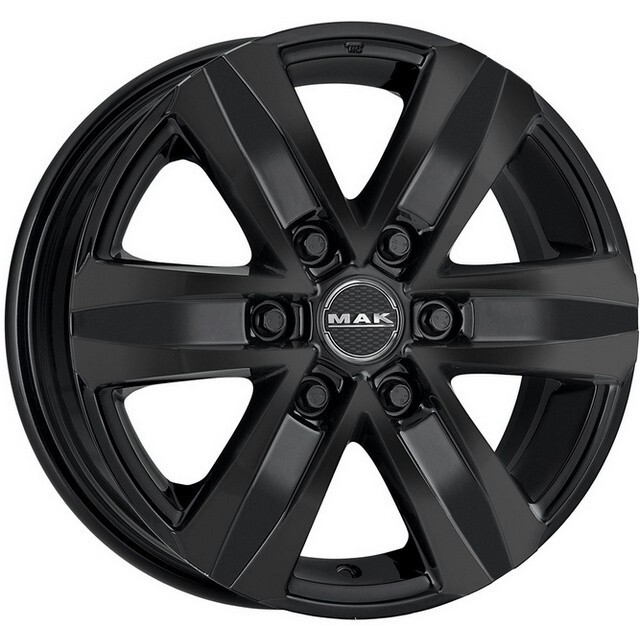 Литі диски Mak Stone 6 R18 W8 PCD6x139.7 ET15 DIA106.1 (gloss black)-зображення-1