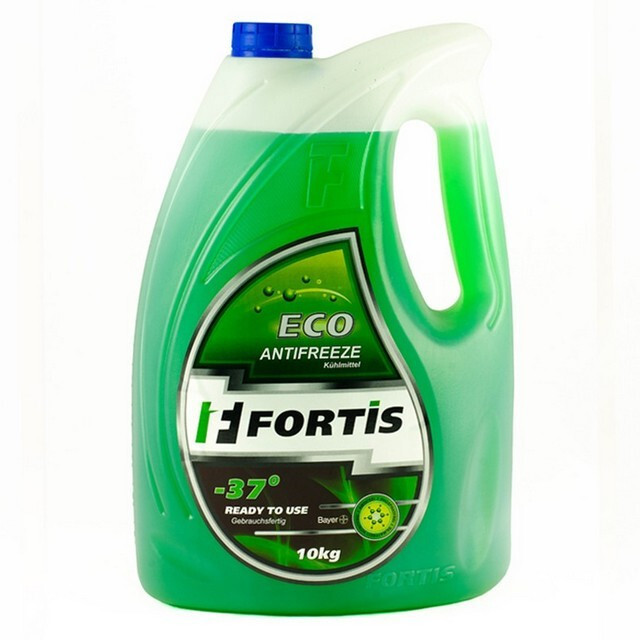 Антифриз готовий до використання Fortis ECO Green - 37°C  (зелень) (10кг.)-зображення-1