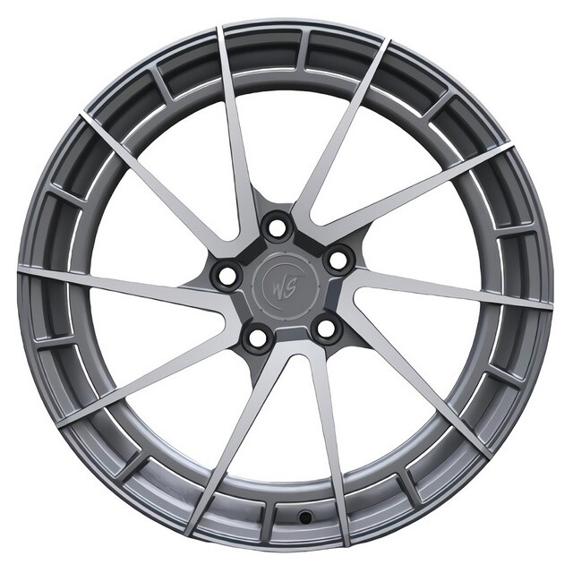 Литі диски WS Forged WS-17M R18 W8 PCD5x112 ET44 DIA57.1 (satin graphite machined face)-зображення-1