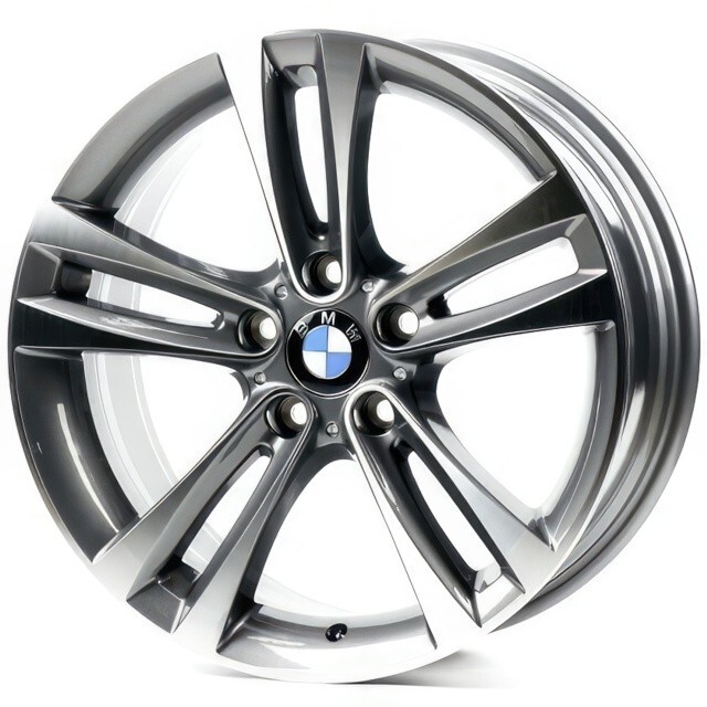 Литі диски Replica BMW (B5526) R18 W8 PCD5x120 ET30 DIA72.6 (gloss graphite machined face)-зображення-2