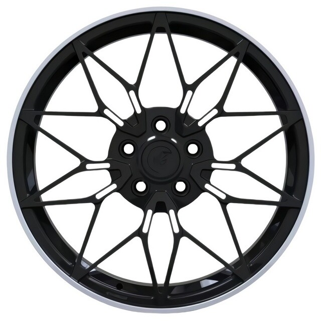 Литі диски WS Forged WS-14M R18 W8 PCD5x112 ET50 DIA66.6 (gloss black lip polished)-зображення-1