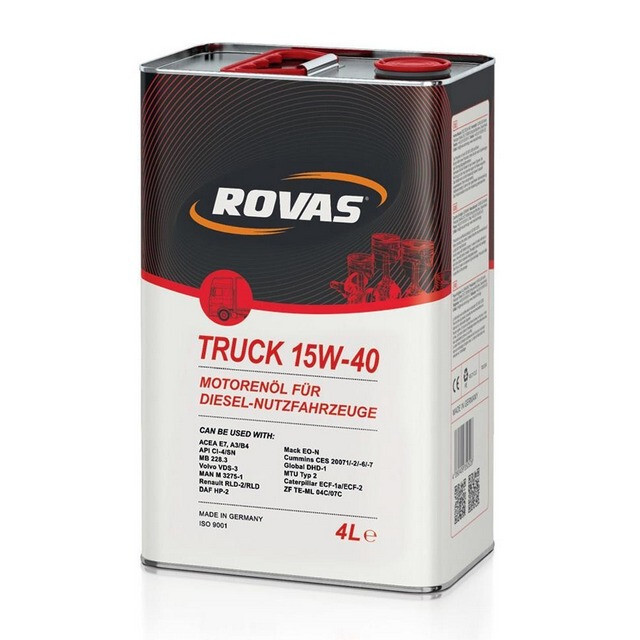 Моторна олія Rovas Truck 15W-50 (20л.)-зображення-1