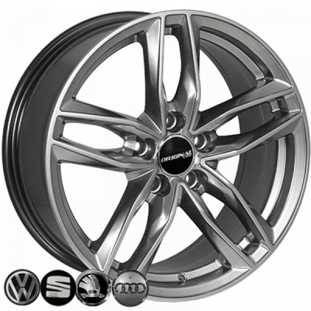 Литі диски Replica Mercedes (BK690) R17 W7.5 PCD5x112 ET42 DIA66.6 (GP)-зображення-1