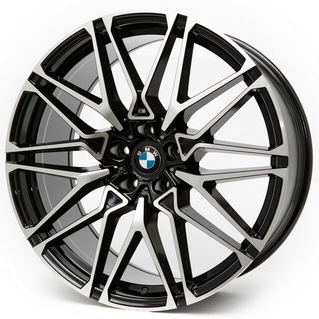 Литі диски Replica BMW (B6XM) R22 W11.5 PCD5x112 ET43 DIA66.6 (BKF)