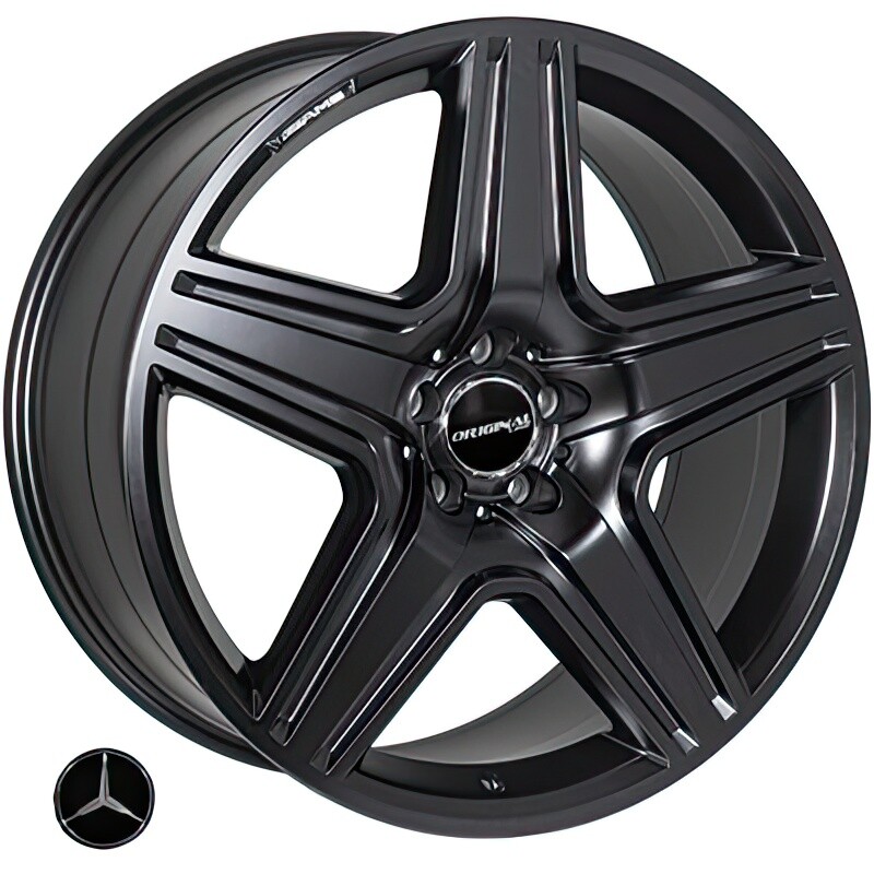 Литі диски Replica Mercedes (5515) R21 W10 PCD5x112 ET46 DIA66.6 (matt black)