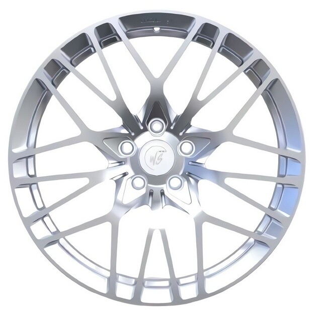 Литі диски WS Forged WS-29M R19 W8 PCD5x112 ET45 DIA57.1 (silver machined face)-зображення-1