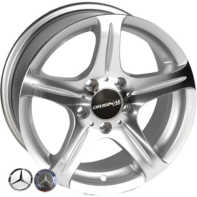 Литі диски Replica Mercedes (145) R15 W7 PCD5x112 ET35 DIA66.6 (SP)-зображення-6