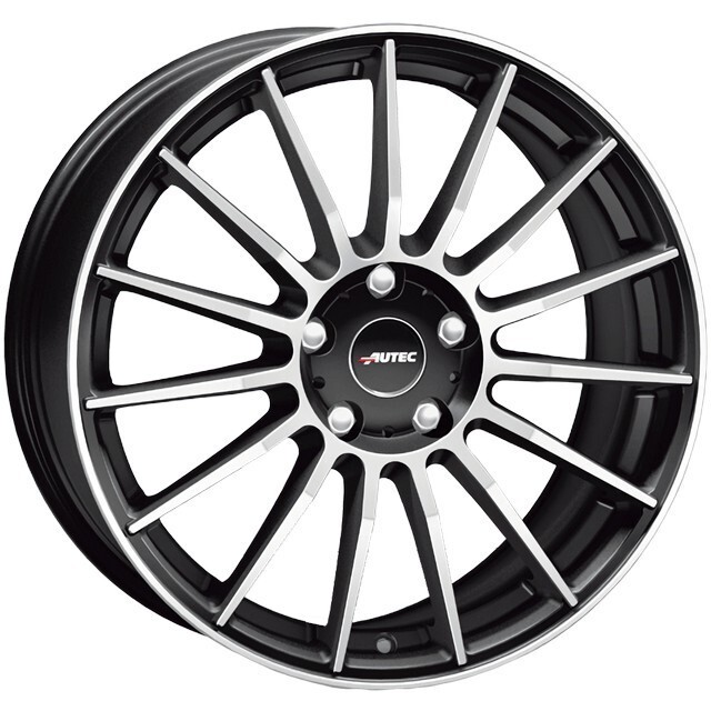 Литі диски Autec Lamera R19 W8 PCD5x112 ET30 DIA70.1 (matt black polished)-зображення-1