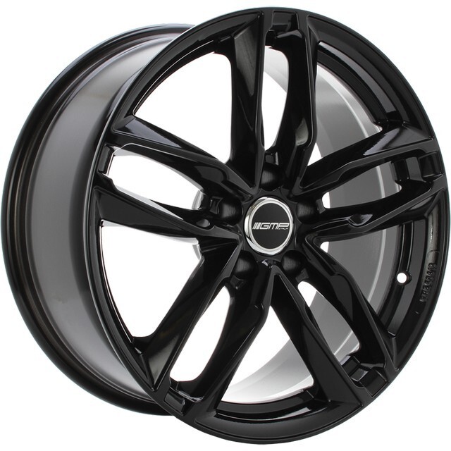 Литі диски GMP Italia Atom R17 W7.5 PCD5x112 ET35 DIA66.6 (black)-зображення-1