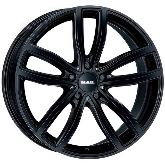 Литі диски Mak Fahr R18 W8 PCD5x112 ET30 DIA66.6 (gloss black)-зображення-1