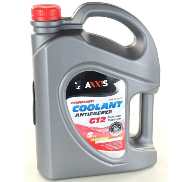 Антифриз AXXIS RED G12+ Сoolant Ready-Mix -36°C (червоний) (Каністра 5кг.)