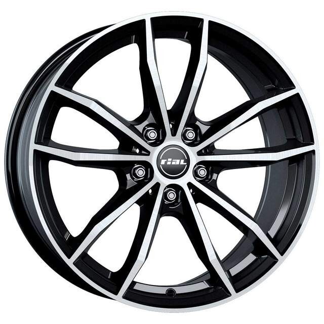 Литі диски Rial X12 R19 W8 PCD5x112 ET47 DIA66.6 (black polished)-зображення-1