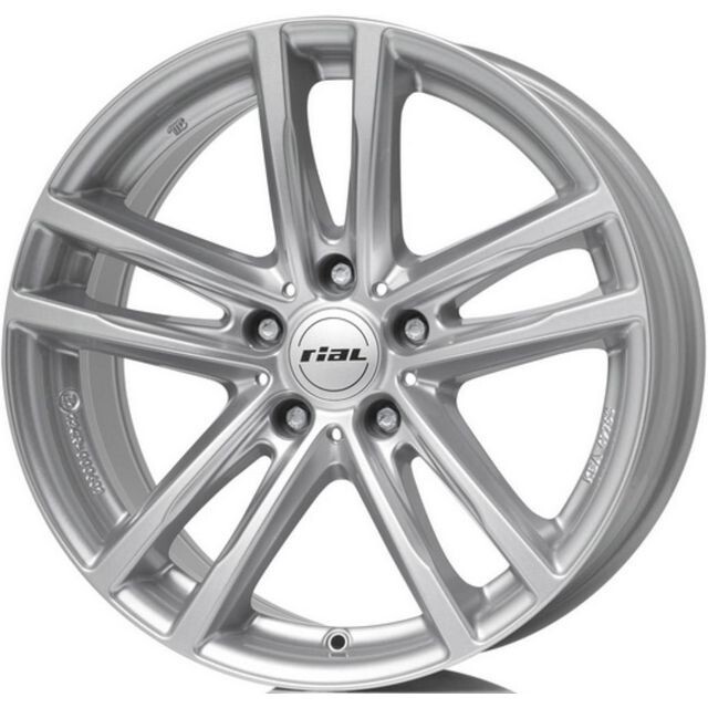 Литі диски Rial X10 R17 W7.5 PCD5x112 ET27 DIA66.6 (silver)-зображення-1