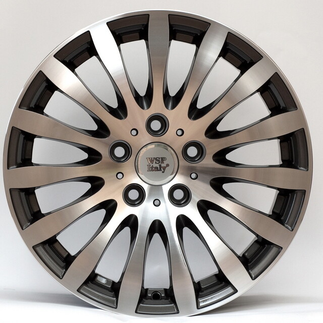 Литі диски WSP Italy BMW (W663) Glazgo R18 W8 PCD5x120 ET15 DIA72.6 (anthracite polished)-зображення-1