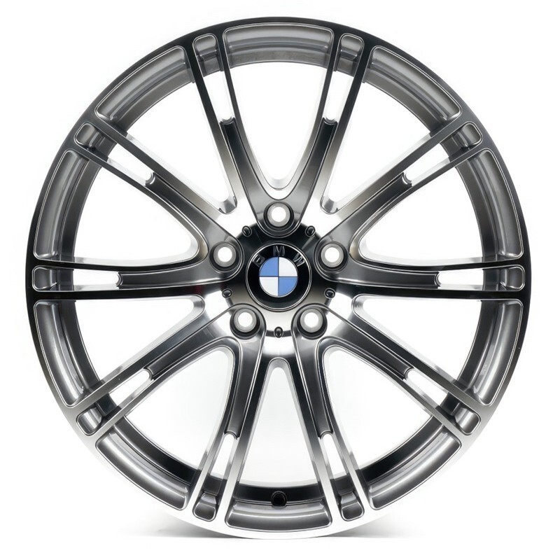 Литі диски Replica BMW (B599) R19 W9.5 PCD5x120 ET33 DIA72.6 (gun metal machined face)-зображення-1