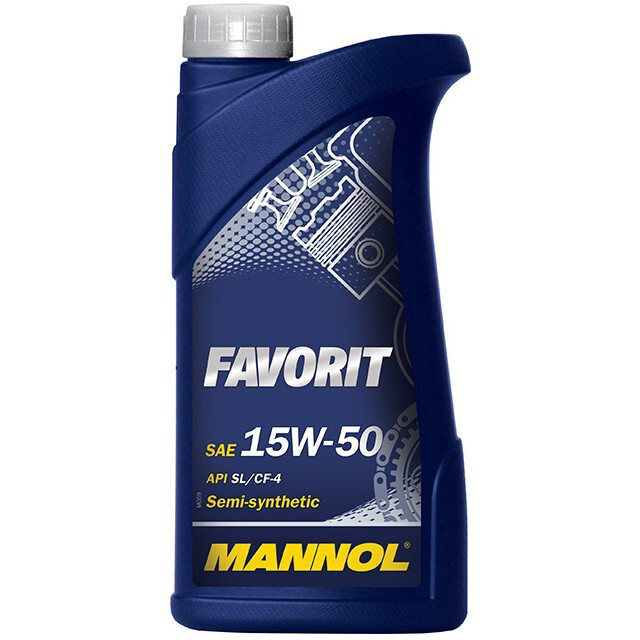 Моторне масло Mannol Favorit SG/CD SAE 15W-50 (1л.)