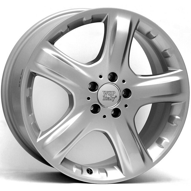 Литі диски WSP Italy Mercedes (W737) Mosca R17 W8 PCD5x112 ET60 DIA66.6 (silver)