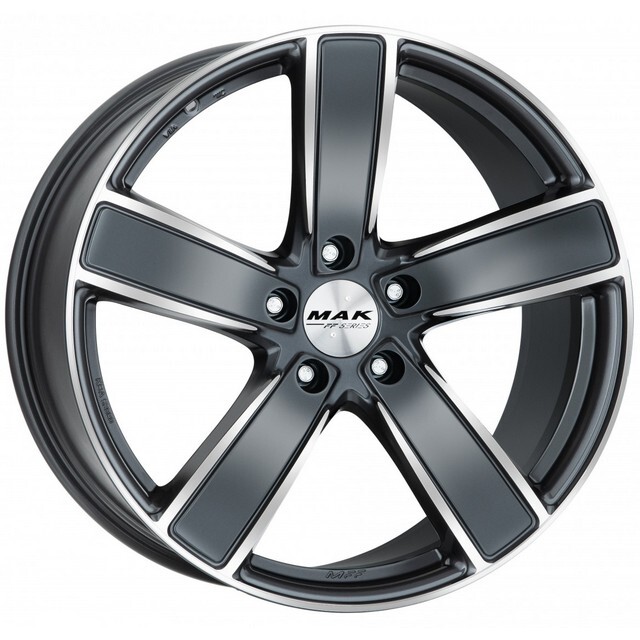 Литі диски Mak Turismo-D-FF R21 W10 PCD5x112 ET19 DIA66.45 (gun metal mirror)