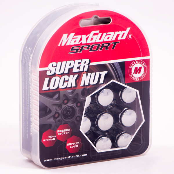 Комплект гайок (секретки) Max Guard Hn15-2B Конус (M12x1.5x32) Хром-зображення-1