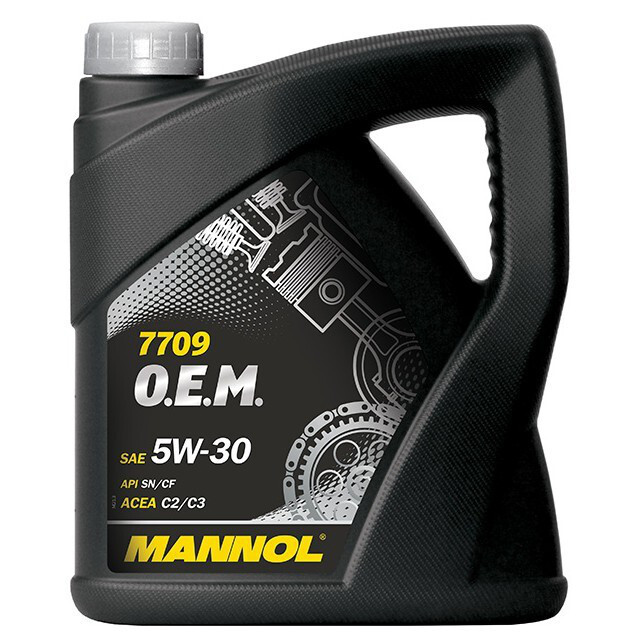 Моторне масло Mannol 7709 O. E. M. for Toyota Lexus SN/CF SAE 5W-30 (4л.)-зображення-1