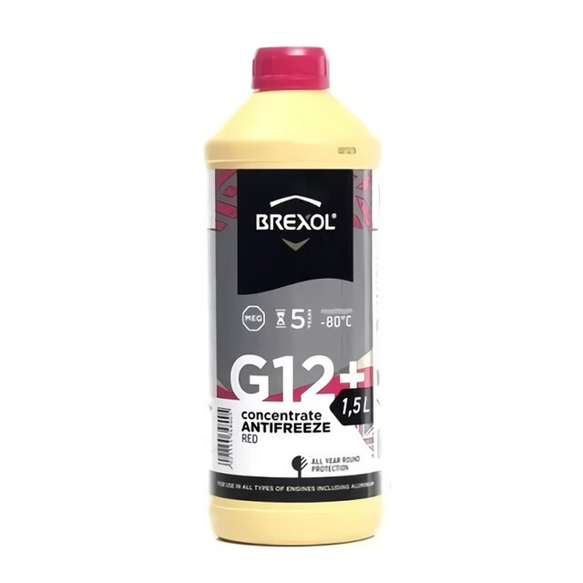 Антифриз BREXOL RED концентрат G12+ (червоний) (-80C) 1,5л.