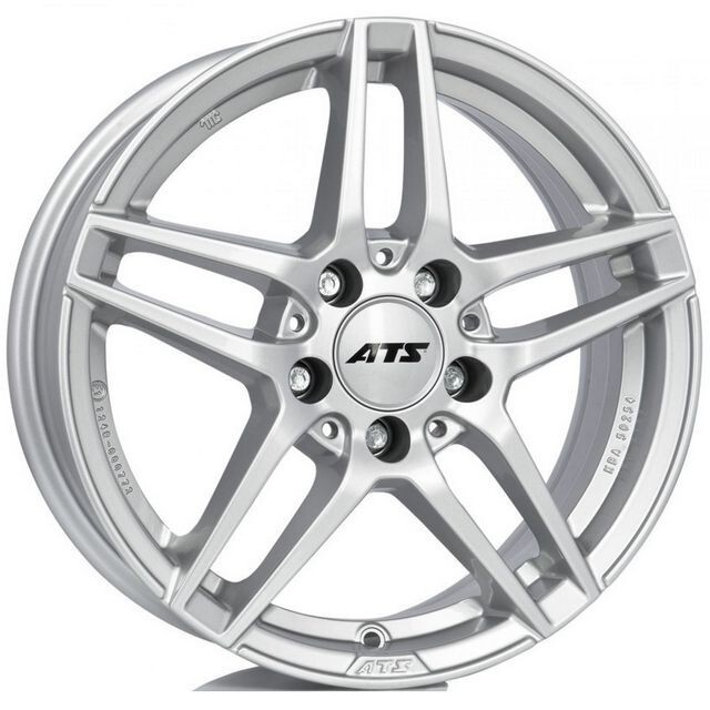 Литі диски ATS Mizar R18 W8.5 PCD5x112 ET34.5 DIA66.5 (polar silver)-зображення-1