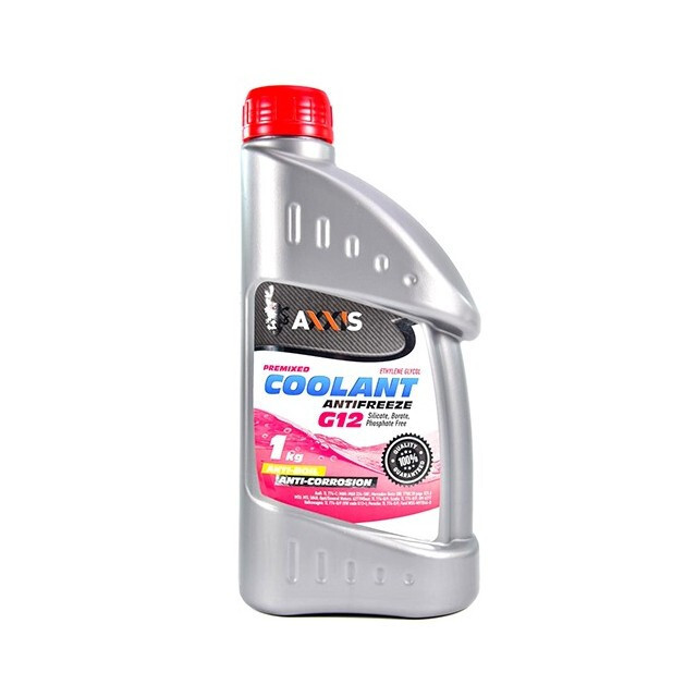 Антифриз AXXIS RED G12 Coolant Ready-Mix -36°C (червоний) 1кг.