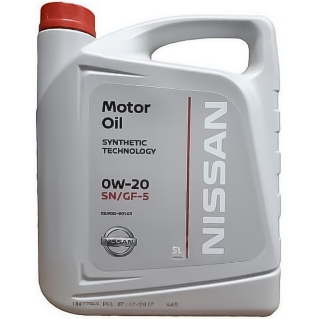 Моторна олія Nissan Motor oil 0W-20 (5л.)-зображення-1