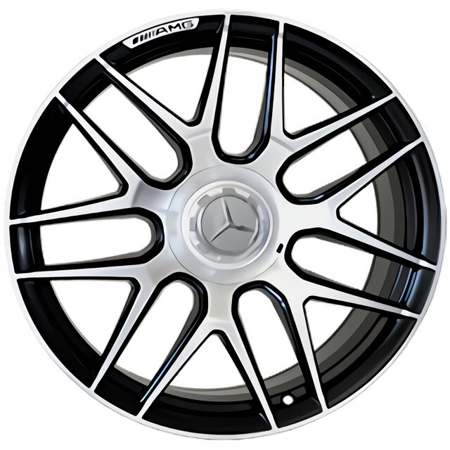 Литі диски Replica Mercedes (MR251) R22 W10 PCD5x112 ET55 DIA66.6 (MBL)