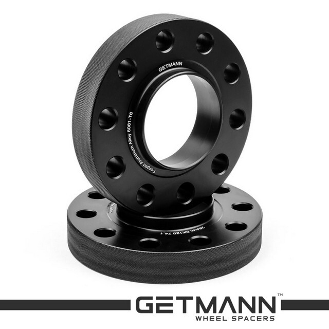 Автомобільне розширювальне кільце (Spacer) GETMANN H = 25 мм PCD5x120 DIA74.1, Кована/Чорна