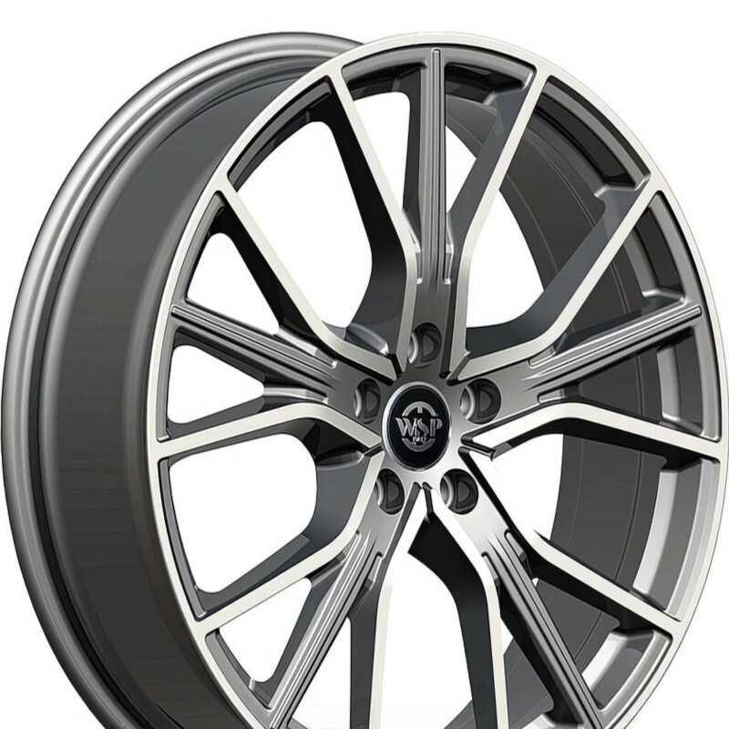 Литі диски WSP Italy Toyota (WD004) Zurich R18 W7 PCD5x114.3 ET35 DIA60.1 (matt gun metal polished)-зображення-1