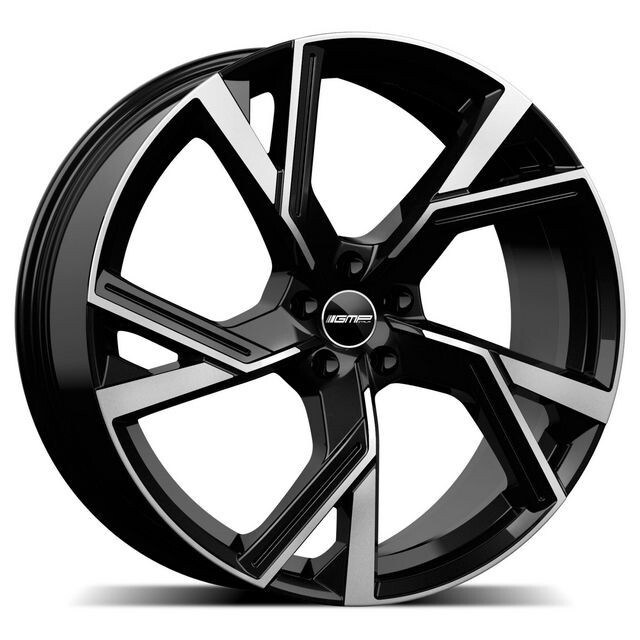 Литі диски GMP Italia Angel R19 W8 PCD5x108 ET42 DIA63.4 (black polished)-зображення-1