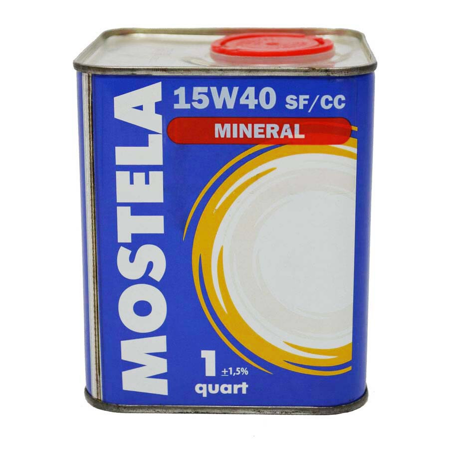 Моторне масло Mostela Mineral SF/CC A3/B3 15W-40 (1л.)-зображення-1