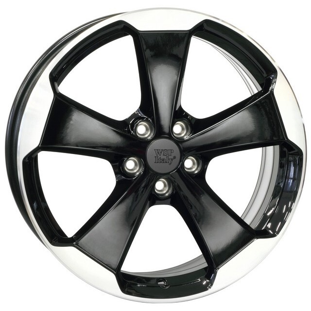 Литі диски WSP Italy Volkswagen (W465) Laceno R18 W7.5 PCD5x112 ET51 DIA57.1 (gloss black polished)