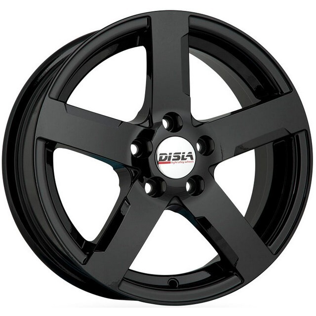 Литі диски Disla Tornado R15 W6.5 PCD5x100 ET40 DIA67.1 (black)-зображення-1