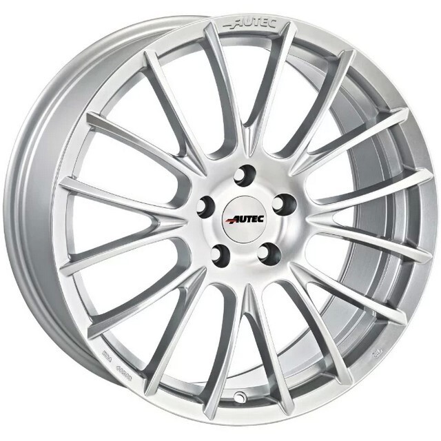 Литі диски Autec Veron R18 W8.5 PCD5x112 ET45 DIA70 (crystal silver)-зображення-1