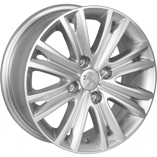 Литі диски Replica Peugeot (TL8185) R15 W6 PCD4x108 ET27 DIA65.1 (silver)