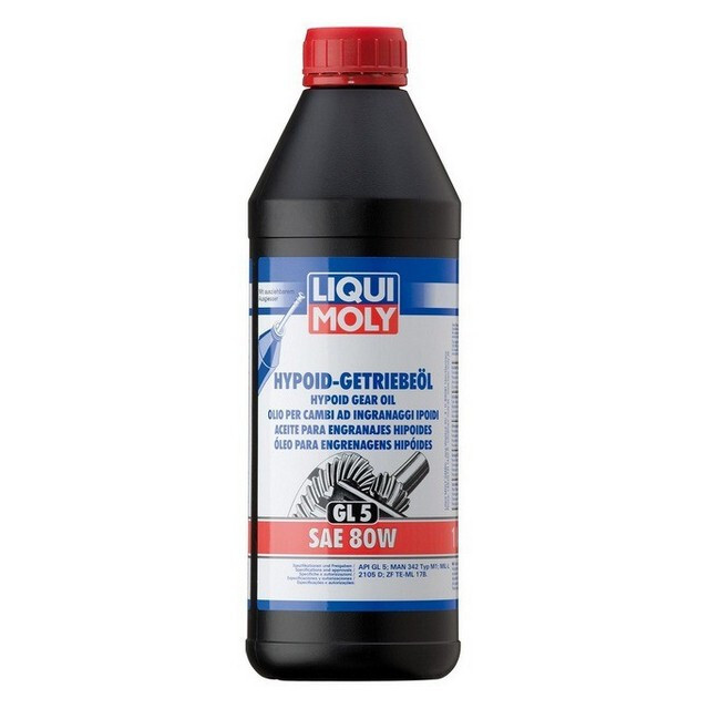 Трансмісійна олива Liqui Moly Hypoid-Getriebeoil GL5 80W (1л.)-зображення-1