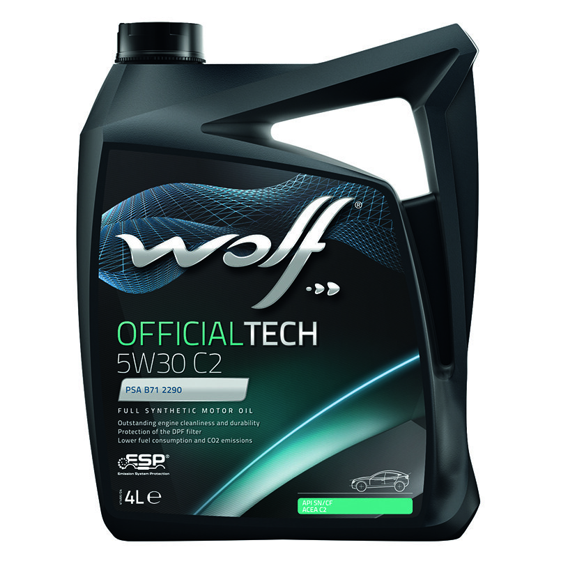 Моторне масло Wolf Officialtech C2 5W-30 (4л.)